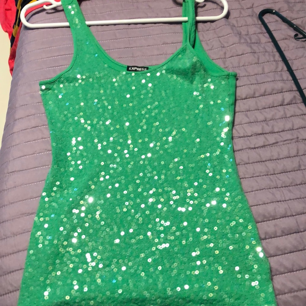 Express sequin tank